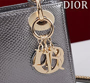 Fortok Dior Lady Dior three-grid snakeskin 17*15*7cm - 2