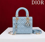 Fortok Dior Lady Dior In blue 20 x 17 x 8 cm - 1