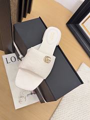 Fortok Gucci Slippers White - 6