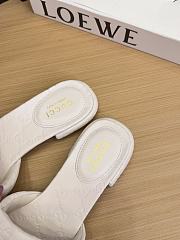 Fortok Gucci Slippers White - 2