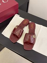 Fortok Gucci Slippers Rouge - 1