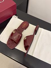 Fortok Gucci Slippers Rouge - 6