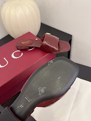 Fortok Gucci Slippers Rouge - 4
