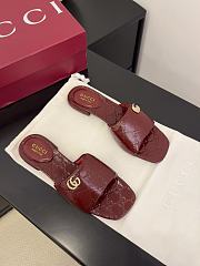 Fortok Gucci Slippers Rouge - 3