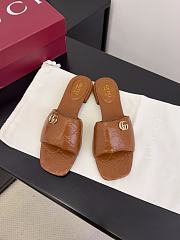 Fortok Gucci Slippers Brown - 1