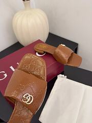 Fortok Gucci Slippers Brown - 6