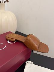 Fortok Gucci Slippers Brown - 5