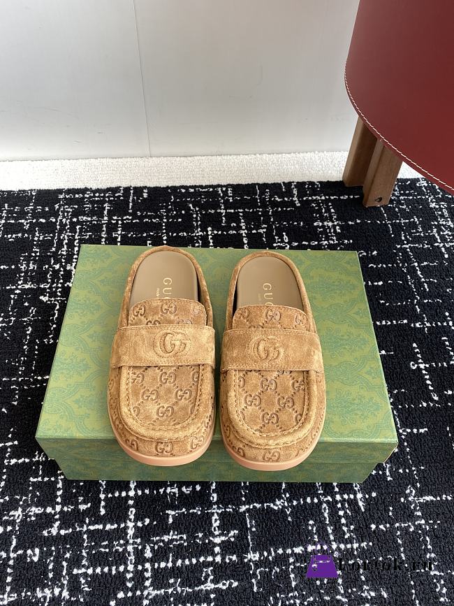 Fortok Gucci Loafers Bread Brown - 1