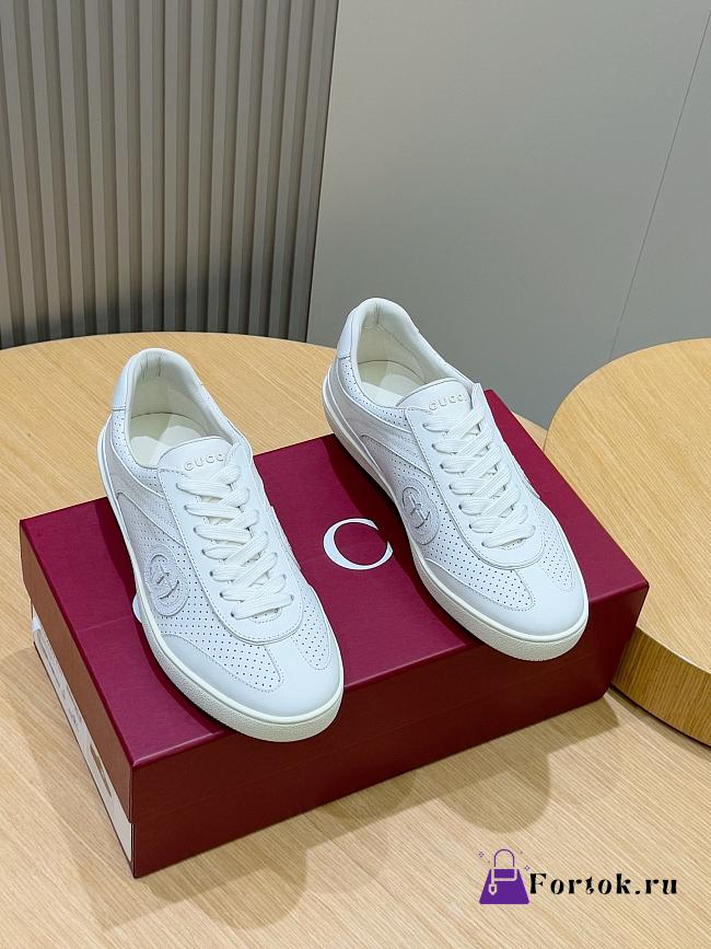 Fortok Gucci Interlocking G Sneakers White - 1