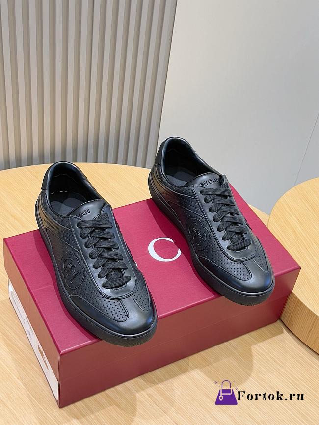 Fortok Gucci Interlocking G Sneakers Black - 1