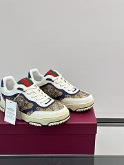 Fortok Gucci Re-Web sneaker Blue - 5