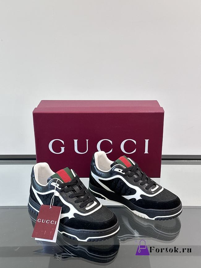 Fortok Gucci Re-Web sneaker Black - 1