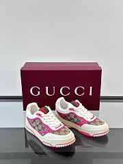 Fortok Gucci Re-Web sneaker Pink Original GG canvas - 1