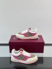 Fortok Gucci Re-Web sneaker Pink Original GG canvas - 5