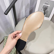 Fortok Gucci Marmont Slingback Sandals 1cm Silver - 6