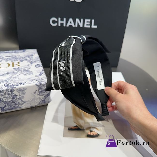 Fortok Dior Headband Black - 1