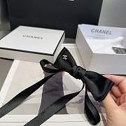 Fortok Chanel Bow Hairclip Black  - 6