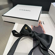 Fortok Chanel Bow Hairclip Black  - 5