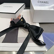 Fortok Chanel Bow Hairclip Black  - 3
