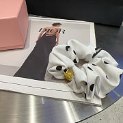 Fortok Miu Miu Hair Tie White - 4