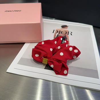 Fortok Miu Miu Hair Tie Red