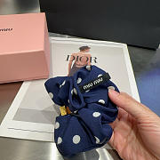 Fortok Miu Miu Hair Tie Navy - 6