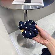 Fortok Miu Miu Hair Tie Navy - 5