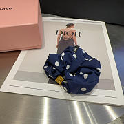 Fortok Miu Miu Hair Tie Navy - 2