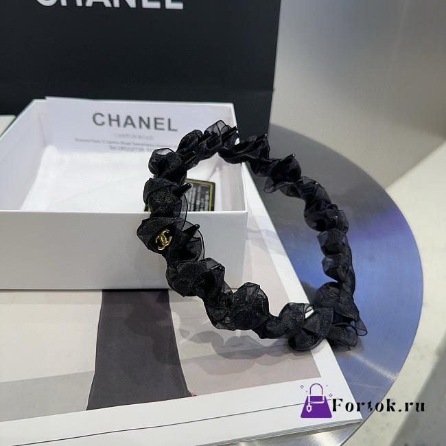 Fortok Chanel Headband Black 02 - 1