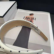 Fortok Chanel Headband CC Logo White - 5