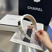 Fortok Chanel Headband CC Logo White - 2