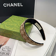 Fortok Gucci GG Canvas Headband  - 1