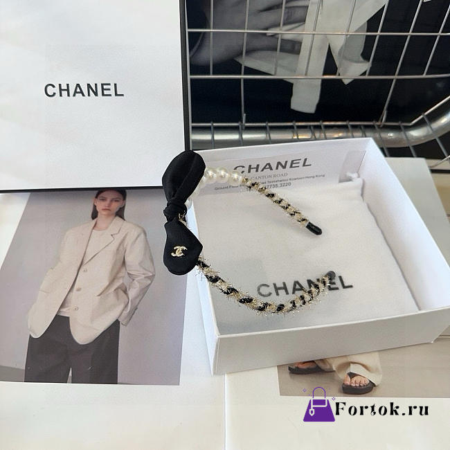 Fortok Chanel Bow Headband  - 1