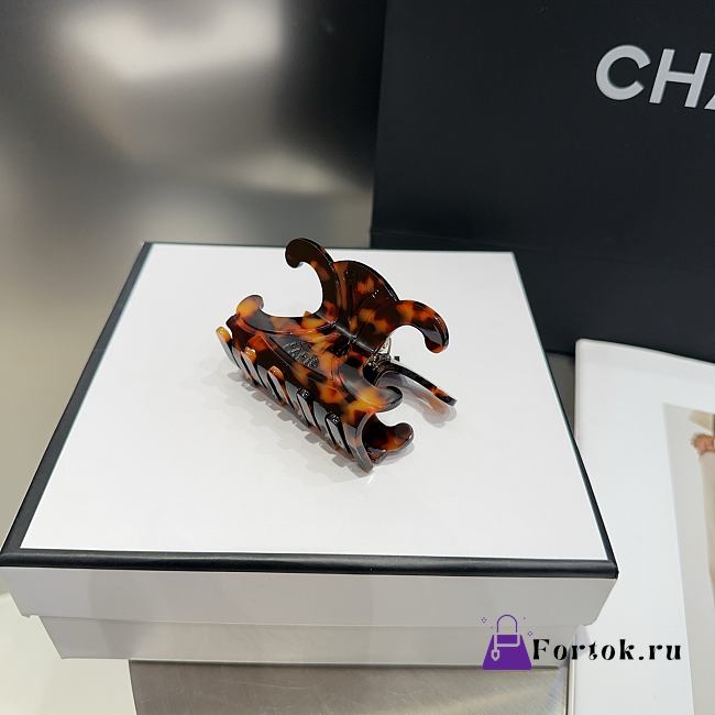 Fortok Celine Hairclip Brown - 1