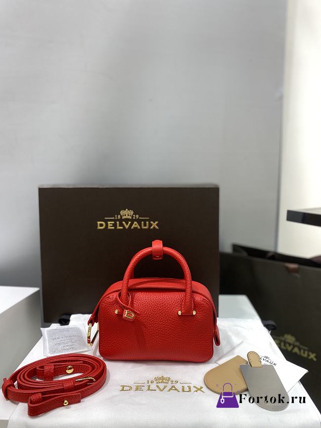 Fortok Delvaux Cool Box Nano Red 16.5 x 7.5 x 11 cm - 1