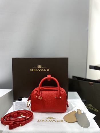Fortok Delvaux Cool Box Nano Red 16.5 x 7.5 x 11 cm