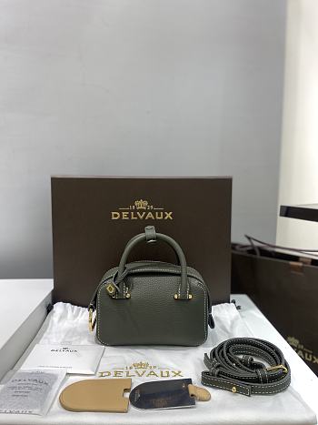 Fortok Delvaux Cool Box Black Green 16.5 x 7.5 x 11 cm