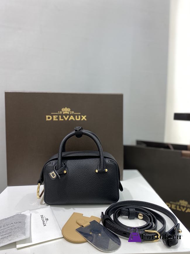 Fortok Delvaux Cool Box Black 16.5 x 7.5 x 11 cm - 1