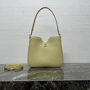 Fortok Celine Small Camille 16 Soft Bag In Smooth Calfskin Leather Yellow 24.5 x 21.5 x 5 cm - 2