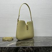 Fortok Celine Small Camille 16 Soft Bag In Smooth Calfskin Leather Yellow 24.5 x 21.5 x 5 cm - 4