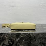 Fortok Celine Small Camille 16 Soft Bag In Smooth Calfskin Leather Yellow 24.5 x 21.5 x 5 cm - 5