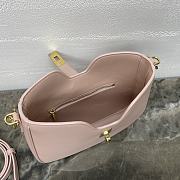 Fortok Celine Small Camille 16 Soft Bag In Smooth Calfskin Leather Pink 24.5 x 21.5 x 5 cm - 6