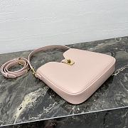 Fortok Celine Small Camille 16 Soft Bag In Smooth Calfskin Leather Pink 24.5 x 21.5 x 5 cm - 3