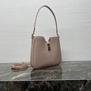 Fortok Celine Small Camille 16 Soft Bag In Smooth Calfskin Leather Pink 24.5 x 21.5 x 5 cm - 5