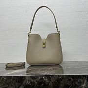 Fortok Celine Small Camille 16 Soft Bag In Smooth Calfskin Leather Moss Green 24.5 x 21.5 x 5 cm - 1