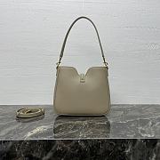 Fortok Celine Small Camille 16 Soft Bag In Smooth Calfskin Leather Moss Green 24.5 x 21.5 x 5 cm - 2
