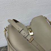 Fortok Celine Small Camille 16 Soft Bag In Smooth Calfskin Leather Moss Green 24.5 x 21.5 x 5 cm - 3