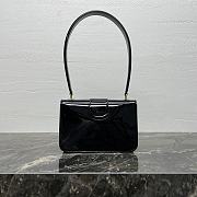 Fortok TEEN CELINE JOSEPHINE bag IN shiny calfskin Black 18.5 X 13 X 5 cm - 2