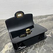 Fortok TEEN CELINE JOSEPHINE bag IN shiny calfskin Black 18.5 X 13 X 5 cm - 6