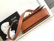 Fortok TRIOMPHE BAG IN TEXTILE AND CALFSKIN Brown 22 X 16.5 X 7 cm - 5